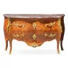 Commode Louis XV "Modèle du Belay" en marqueterie de bois de violette - Moinat - Commodes, Chiffonniers, Semainiers