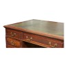 Bureau anglais en acajou, neuf tiroirs. Vers 1920. - Moinat - Non catégorisé