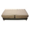 Chemin de lit fait main de coloris beige. - Moinat - Accessoires