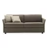 Canapé-lit trois places, matelas L 140 x P 200 cm, en tissu gris clair, très facile à utiliser - Moinat - Canapés