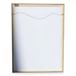 Lithographie \"Der Gehende\" von Alberto Giacometti (1901–1966).