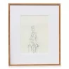 Lithographie \"Sitzende Frau\" von Alberto Giacometti (1901–1966). - Moinat - Gemälden - Verschieden