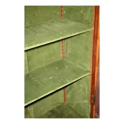 苏黎世纪念性胡桃木饰面展示柜/书柜