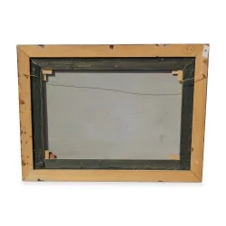 Huile sur toile "Le fil d Ariane" de Francesco Casorati (1934-2013).