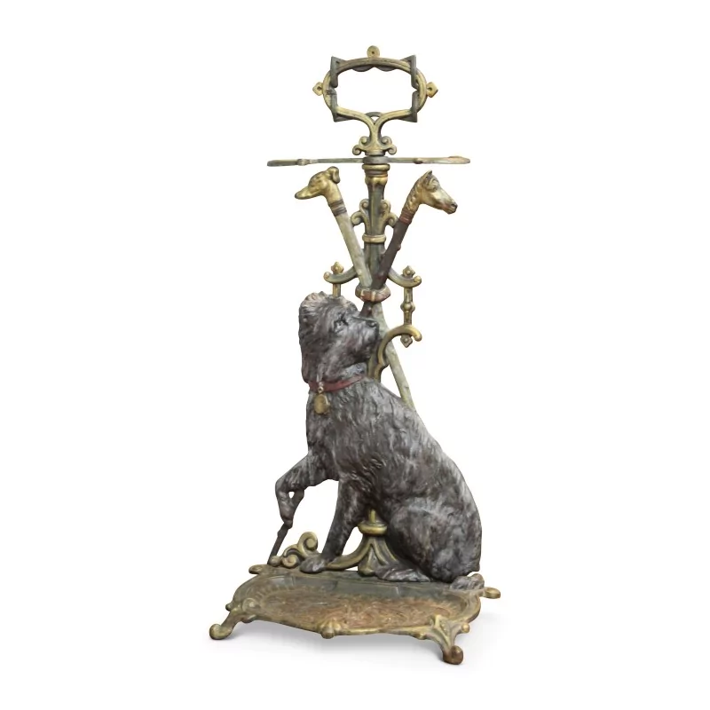 Porte parapluie en fonte décor "Animaux". Angleterre. - Moinat - Penderies, Gardes-robe, Portes-habits, Portes-parapluies Porte parapluie en fonte décor "Animaux". Angleterre. - Moinat - Penderies, Gardes-robe, Portes-habits, Portes-parapluies