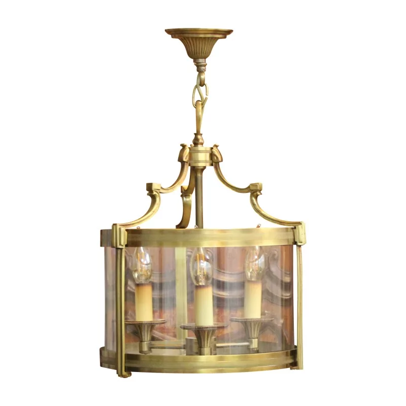 Brass light fixture. Four lights. Paris. - Moinat - Chandeliers, Ceiling lamps