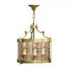Brass light fixture. Four lights. Paris. - Moinat - Chandeliers, Ceiling lamps