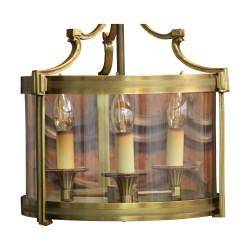 Brass light fixture. Four lights. Paris.