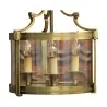Brass light fixture. Four lights. Paris. - Moinat - Chandeliers, Ceiling lamps