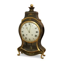 Pendule "Zumiswald" décor "Fleurs, or". Vers 1840.