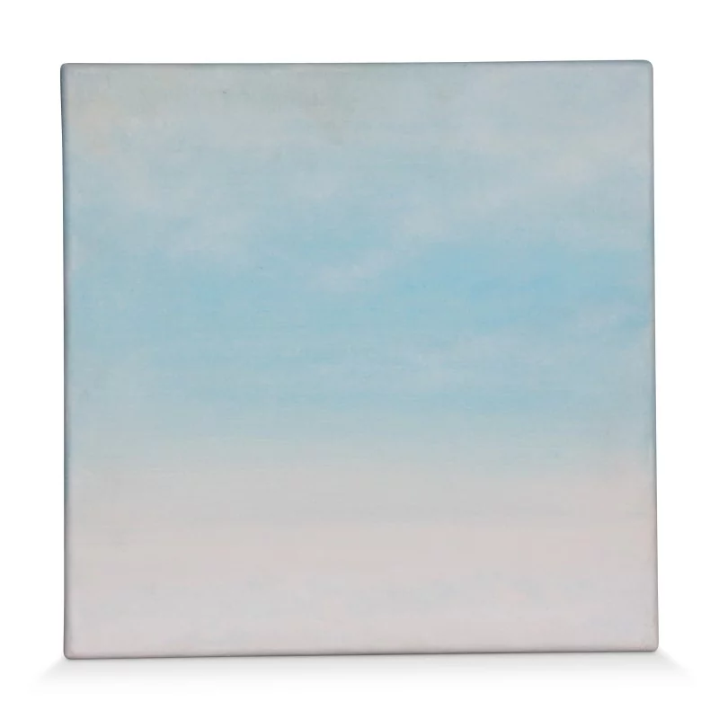 阿莱姆·米格 (Alaim Mieg) 的布面油画《天空》(1964)。 - Moinat - 画 - 各种的