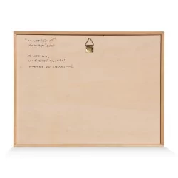 Oil on canvas \"Mimtablet 12\" by Mateo de Vallescar (1961).