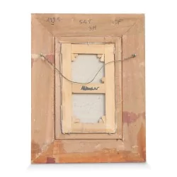 Oil on canvas \"Still Life with Flowers\" by Willy Sutter (1918-2002)