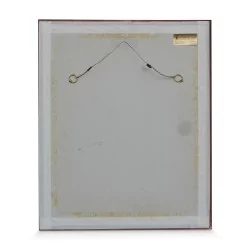 Gouache \"Iranisches Symbol\" auf altem Papier.