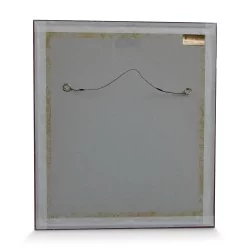 Gouache \"Iranisches Symbol\" auf altem Papier.