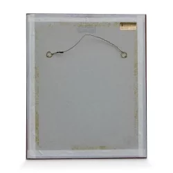 Гуашь «Иранский символ» на старой бумаге.