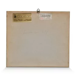 Акварель «Прибытие в гостиницу». Швейцария.