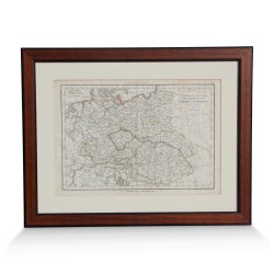 Gravure "Carte du Royaume de Prusse, Empire d Auriche" 1827.