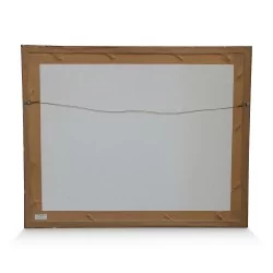 Engraving "Old town, Geneva cathedral" by Giovanni Salucci (1769-1845).