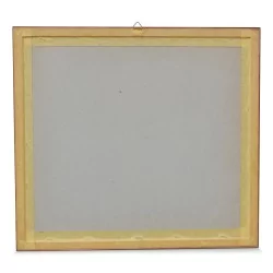 彩色版画\"从尼翁城堡入口处看到的瑞士景色\"