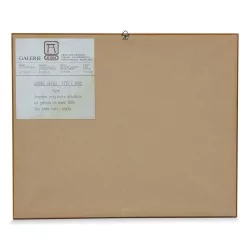 Gravure "Nyon" signée Samuel Weibel (1771-1846).