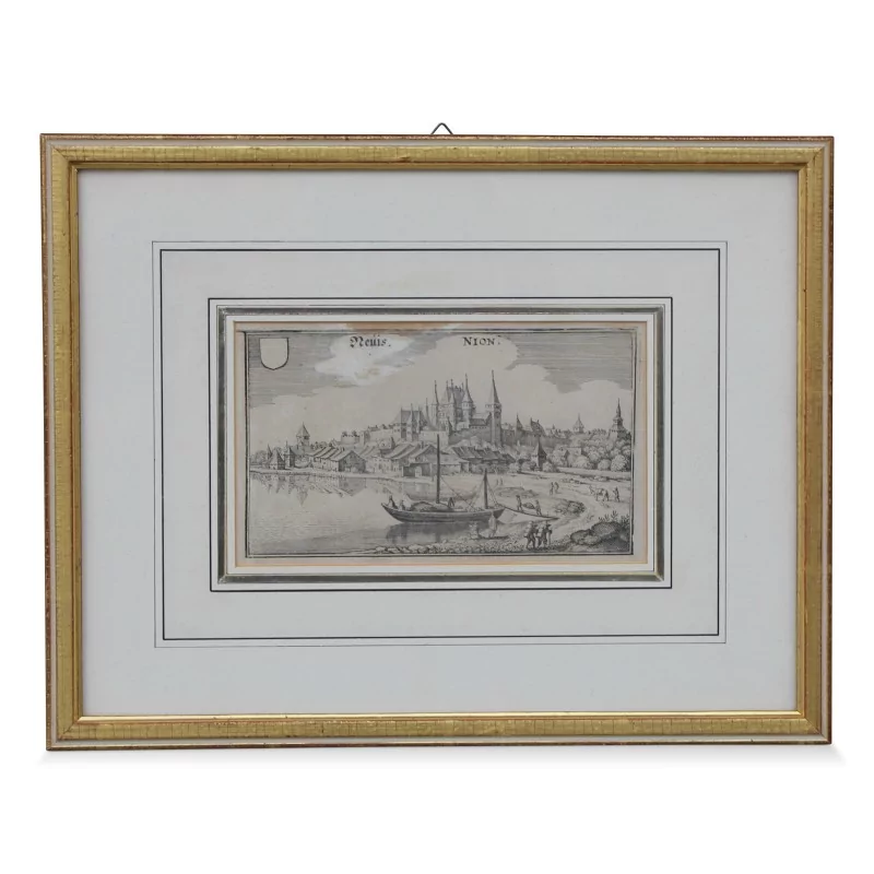 雕刻\"Meuis. Nyon\"。 - Moinat - 版画