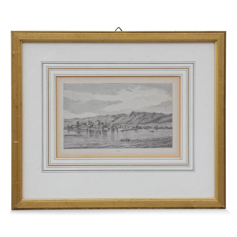 雕刻作品\"尼翁\"。约1900年。 - Moinat - 版画