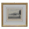 Gravure "Nyon, canton de Vaud". Vers 1900. - Moinat - Gravures
