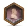 Miniaturporträt von \"Napoleon\" in Wachs unter Glas. England - Moinat - Miniaturen – Medallions