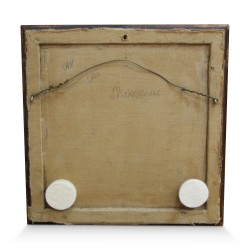 Portrait miniature "Shakespeare" en cire sous verre. Angleterre