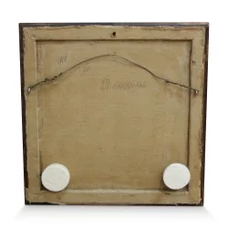 Miniaturporträt von \"Shakespeare\" in Wachs unter Glas. England