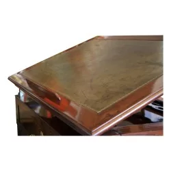 路易十六\"Tronchin\"桌子，印有 Denis-Louis Ancellet 字样，采用木材和桃花心木贴面