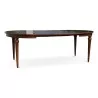 Louis XVI mahogany dining table with two belted extensions - Moinat - Dining tables