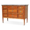 Louis XVI inlaid chest of drawers mounted on fir, stamped Schey - Moinat - Chests of drawers, Commodes, Chifonnier, Chest of 7 drawers Louis XVI inlaid chest of drawers mounted on fir, stamped Schey - Moinat - Chests of drawers, Commodes, Chifonnier, Chest of 7 drawers