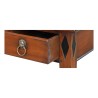 Bureau de style directoire en merisier, patine antiquaire et marqueterie en losange - Moinat - Bureaux plats
