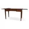 Directoire style desk in cherry wood, antique patina and diamond marquetry - Moinat - Desks