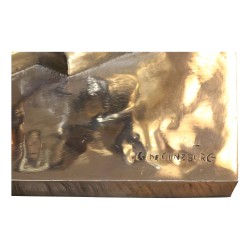 Bronze statue \"Dancers\" signed C. de Gunzburg