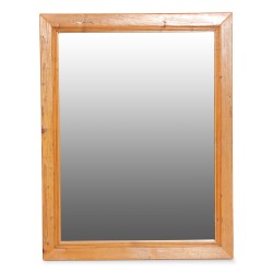 Miroir avec cadre en sapin.