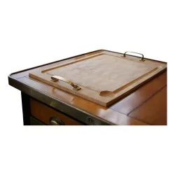 Piano de Vatel ou Bloc de cuisine, finition patine antiquaire