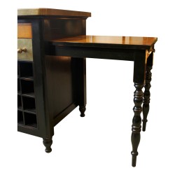 Vatel-Klavier oder Küchenblock, antike Patina-Oberfläche