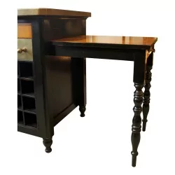 Vatel-Klavier oder Küchenblock, antike Patina-Oberfläche