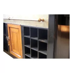 Vatel-Klavier oder Küchenblock, antike Patina-Oberfläche