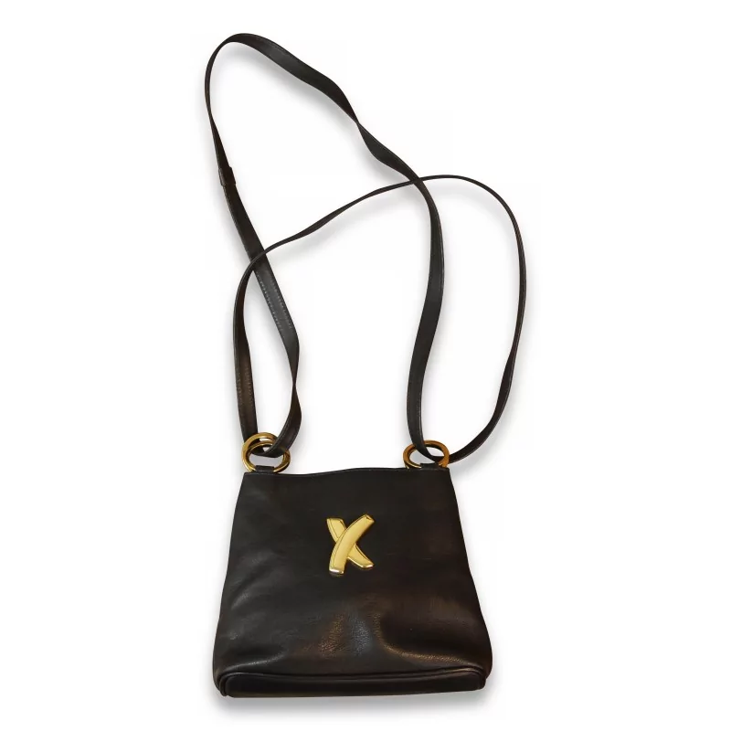 Sac "Paloma Picasso" en cuir noir. - Moinat - Accessoires de décoration