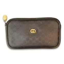 Сумка \"Gucci\" из черной кожи.