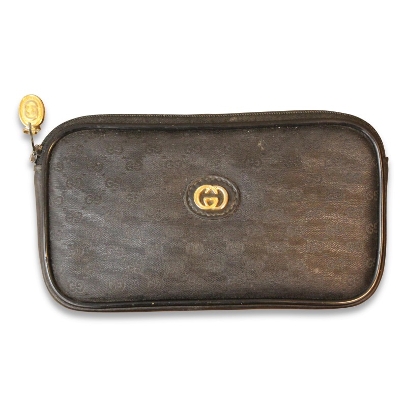 Sacoche "Gucci" en cuir noir. - Moinat - Accessoires de décoration Sacoche "Gucci" en cuir noir. - Moinat - Accessoires de décoration