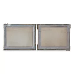 Пара акварелей «Вид на город Люцерн и гору Пилатус, 1780»