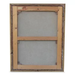 Картина «Портрет женщины». Золотая рама в стиле «Фанк».