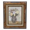 Huile sur toile spatulée "Bouquet de fleurs" de Georges Girard (1917 - 2003). - Moinat - Tableaux - Nature morte