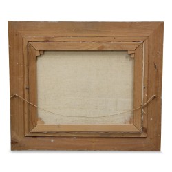 Tableau "Bord de lac" de Friedrich Johann Erismann (1911-1995).