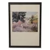 Lithograph "Flock of sheep" signed Bonnard May 72. - Moinat - Painting - Miscellaneous